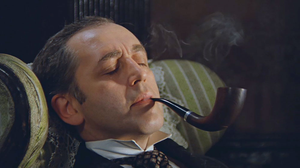 Vasily Livanov as Sherlock Holmes in <i>The Adventures of Sherlock Holmes and Dr Watson</i> (1979-1986), the most beloved Russian Sherlock, dir. by Ivan Maslennikov