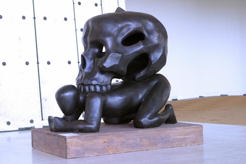 Jaroslav Ròna, <em>Parable with a Skull</em>. Image: © UN/Patrick Bertschmann under a CC licence 