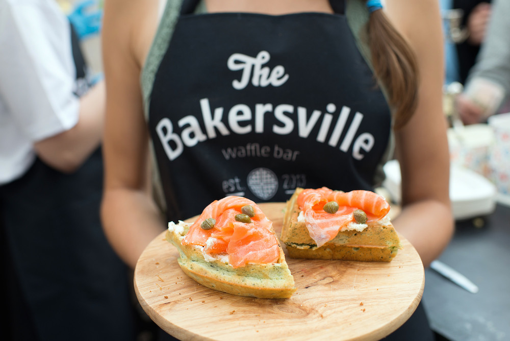 Waffles from the Bakersville at the Stay Hungry Street Food Festival in Kaliningrad. Photographs: Vova Chernyakhovskiy