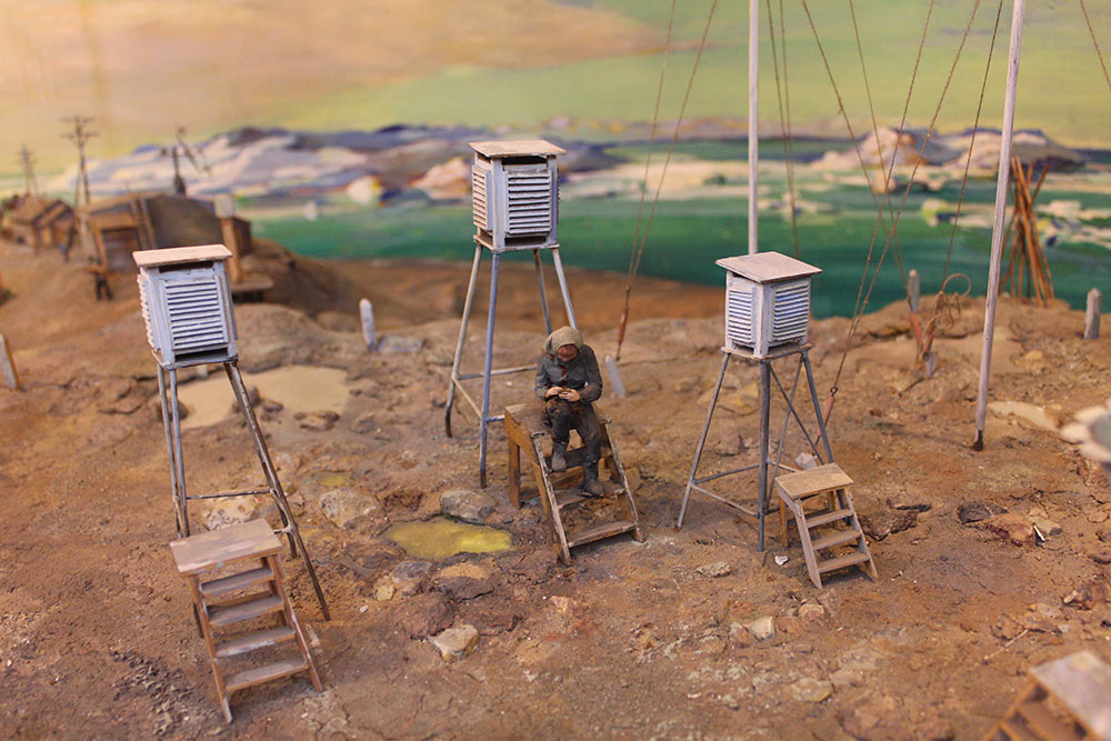 Displays at the Museum of the Arctic and Antarctic in St Petersburg. Photograph: Konstantin Budarin