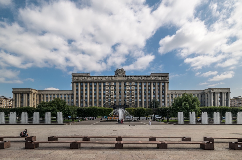 House of Soviets, St Petersburg. Photograph: Alex Florstein under a CC licence