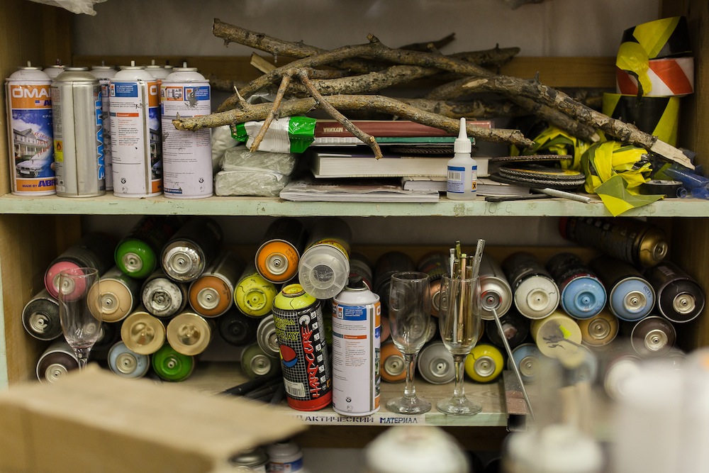 Spray paints and other essential equipment