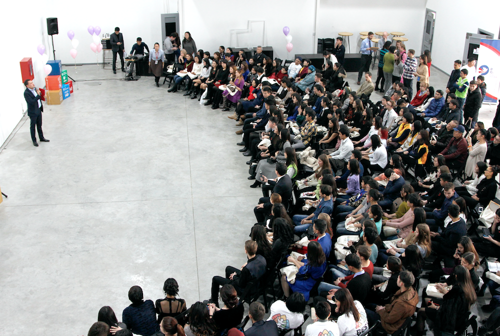 A public lecture at the Asanbay Center in Bishkek 
