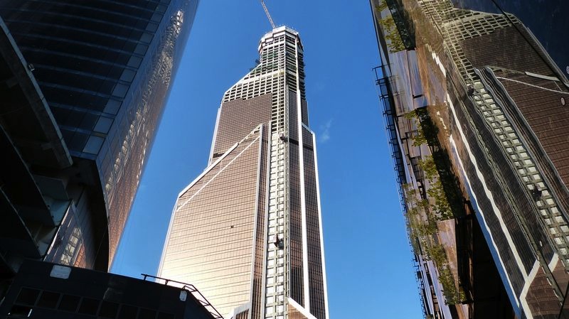 Mercury City Tower. Photograph: Mariano Montel under a CC licence