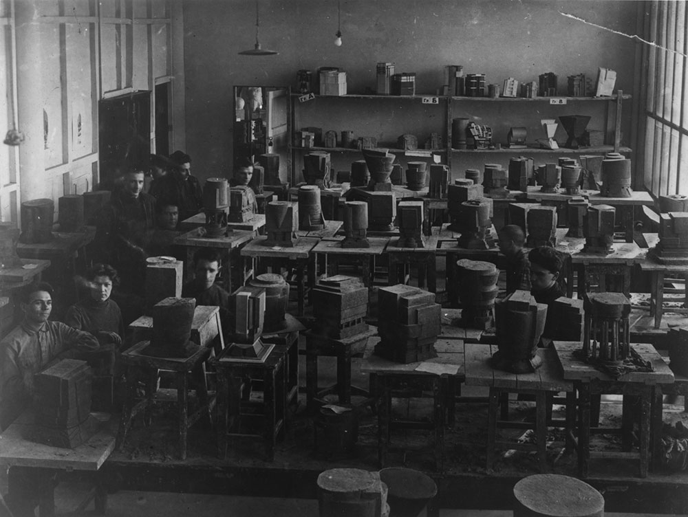 Exhibition of student work, VKhUTEMAS, 1924