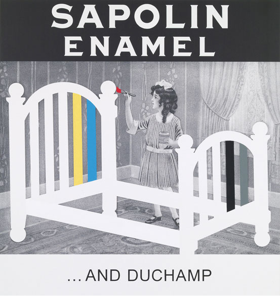 John Baldessari, Double Bill: …and Duchamp (2012). Courtesy of Eric and Elisabeth Feder, Miami. © John Baldessari
