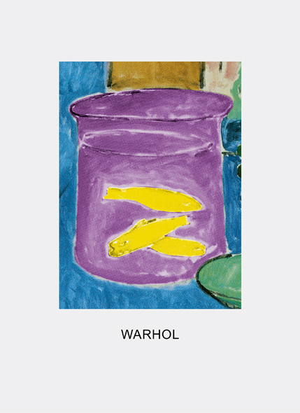 John Baldessari, Double Vision: Warhol (Violet & Yellow) (2011). © John Baldessari
