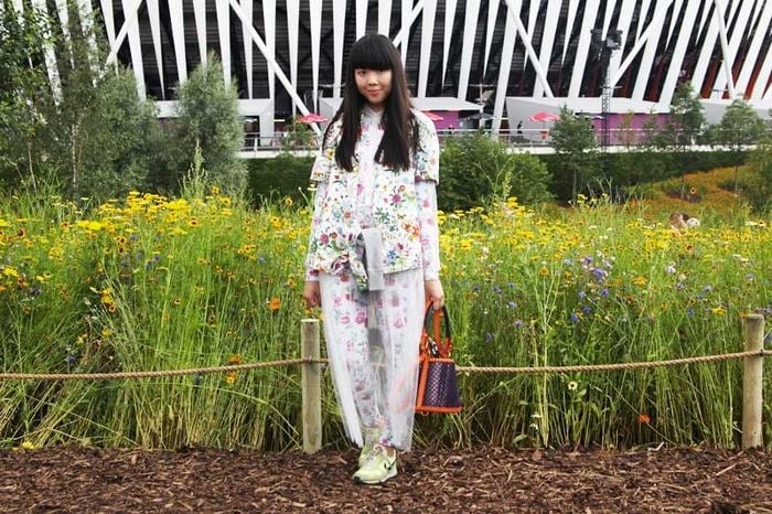 Fashion blogger Susie Bubble wearing LES