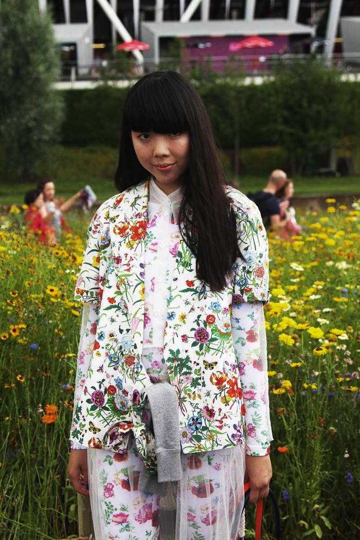 Fashion blogger Susie Bubble wearing LES