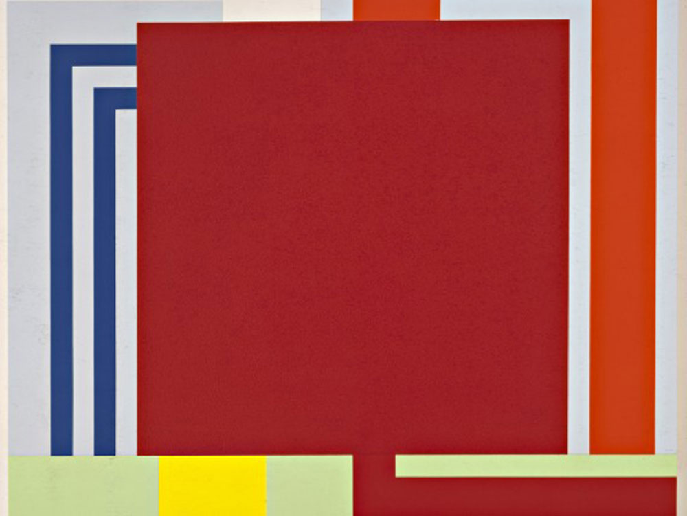Peter Halley, <em>Auto Zone</em>, 1992. Courtesy of Collezione Maramotti