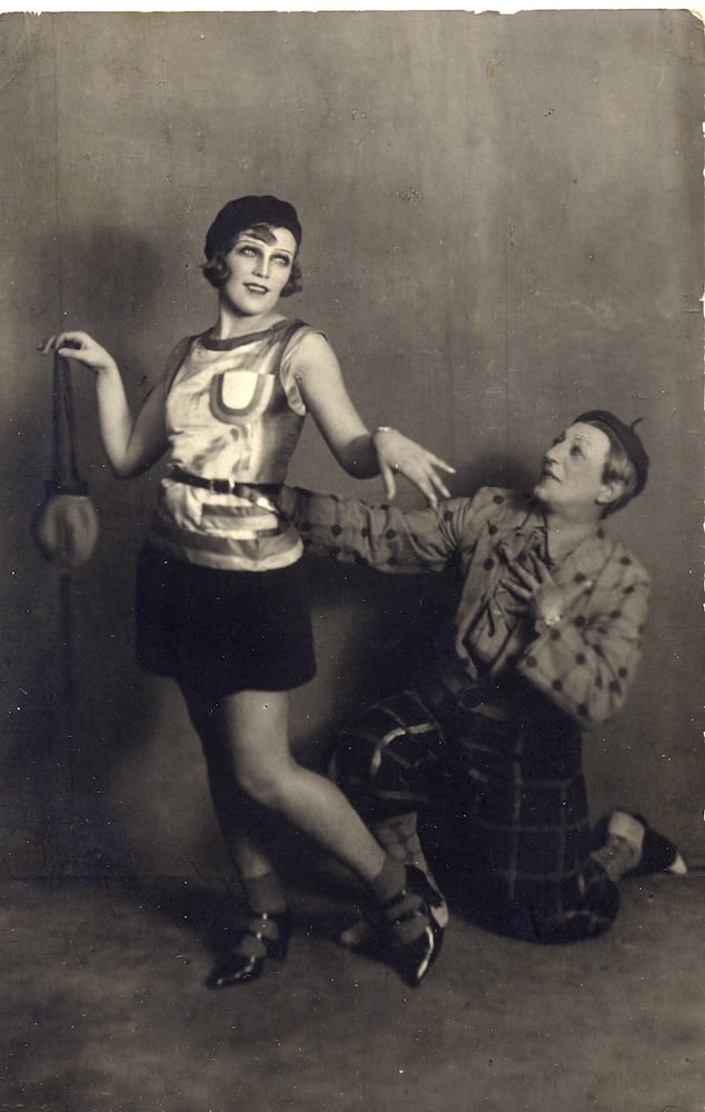 Photograph of rehearsals of <em>The Bolt</em>, 1931, Courtesy of GRAD and St Petersburg State Museum of Theatre and Music
 