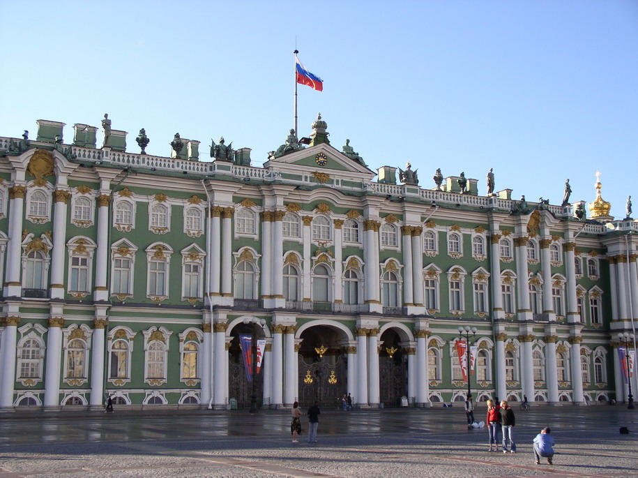 Winter Palace, St Petersburg (1759), designed by Francesco Rastrelli