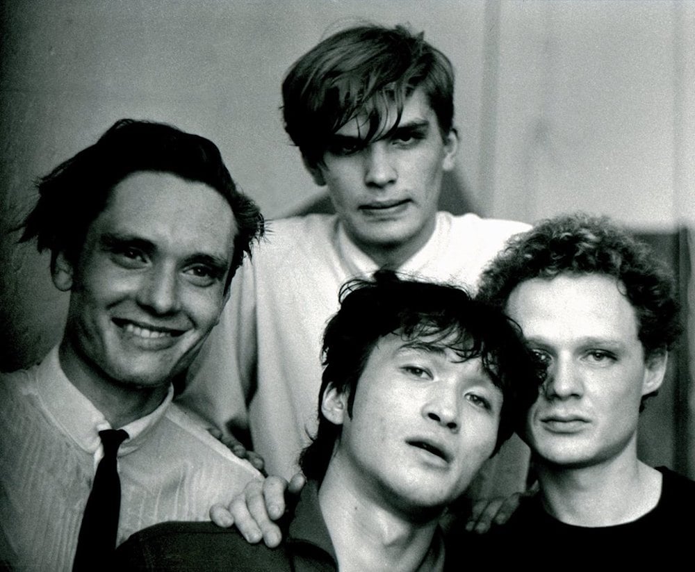 Viktor Tsoi with his band, Kino. Image: Viktor Tsoi / Facebook