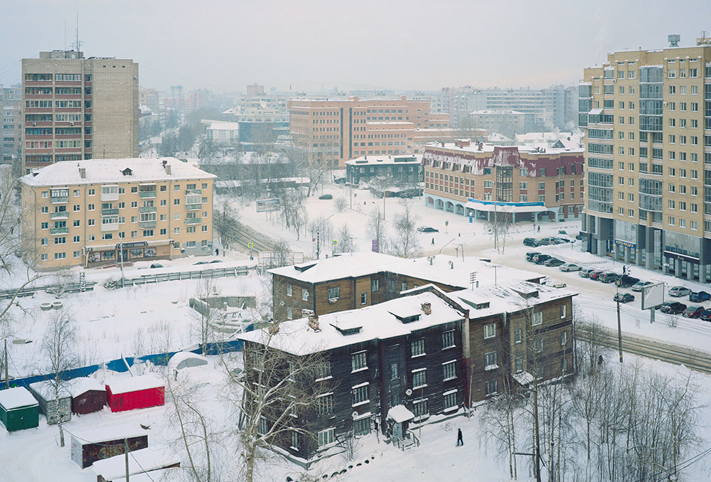 “With these pictures I wanted to understand the cityscape of the Russian North,” says Rogalev.
