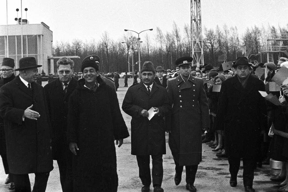 King Hassan II of Morocco ‘s arrival in USSR. Image: A. Cheprunov/ RIA Novosti