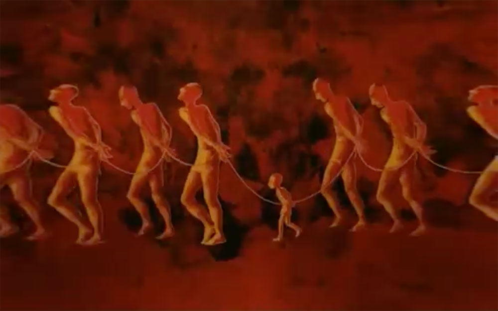Animation depicting Gannibal’s capture as a slave, from Aleksandr Mitta’s How Tsar Peter the Great Married Off His Moor (1976)