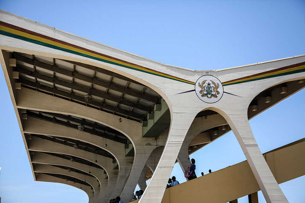 independence Square seating, Accra. Image: CC Chapman under a CC licence