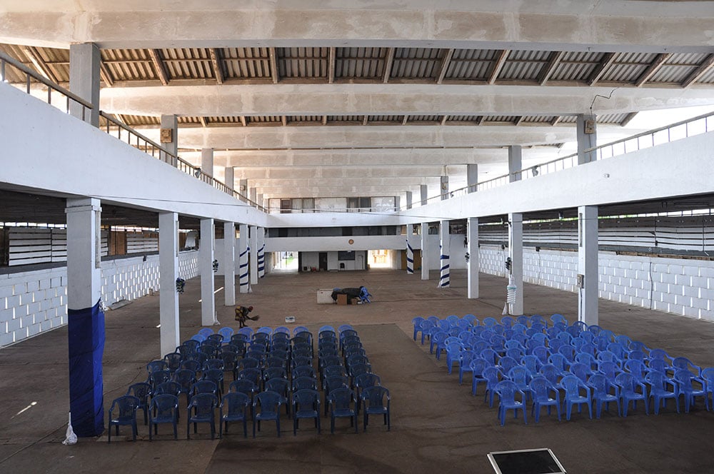 Exhibition pavilion built for the 1967 International Trade Fair, Accra (Image: Łukasz Stanek)