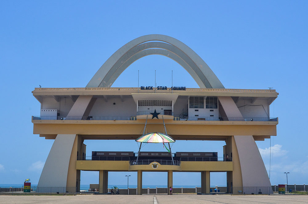 Independence Square, Accra. Image: Jbdodane under a CC licence