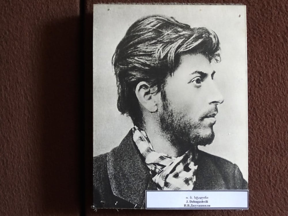 Photograph of the young Stalin on display at the museum. Image: Adam Jones under a CC licence