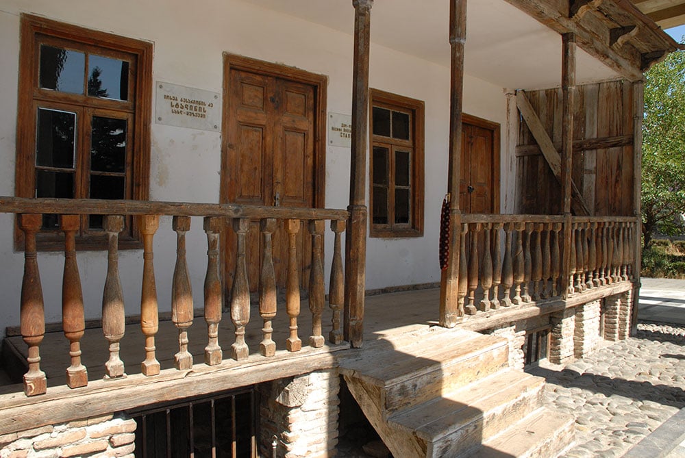 Stalin's family rented the one room on the left, in which he was born in 1878. Image: Guram Tsibakhashvili