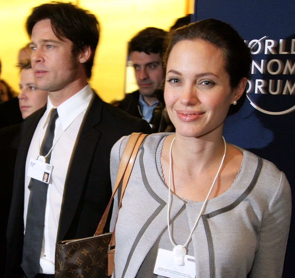Brangelina attend the World Economic Forum in Davos, 2006. Image: WEF under a CC licence