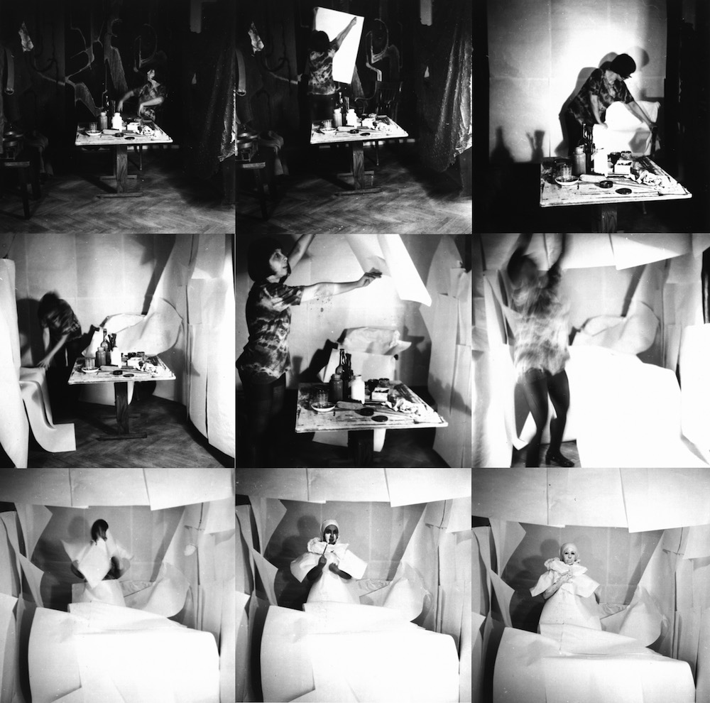 Geta Brătescu. Towards White (Self-Portrait in Seven Sequences) (1975). Image: Venice Biennale