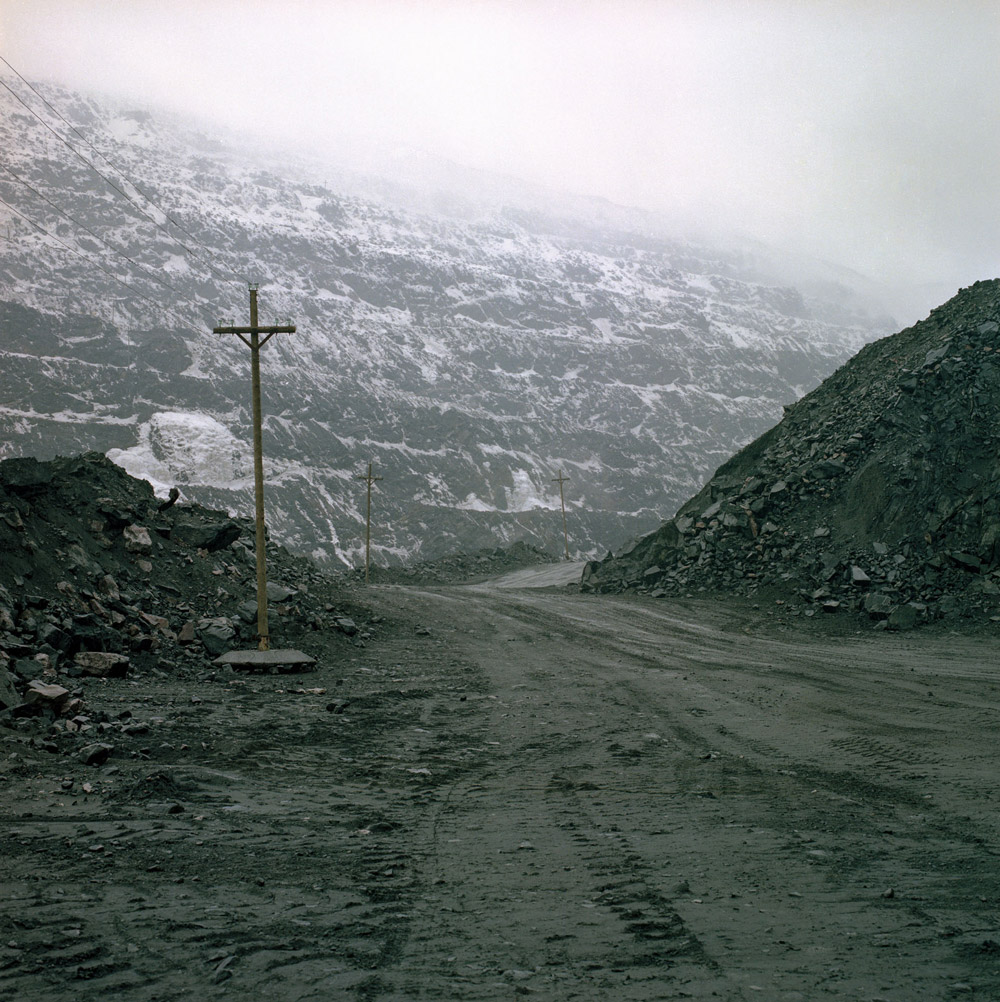 Inside an iron ore quarry in Olenegorsk 