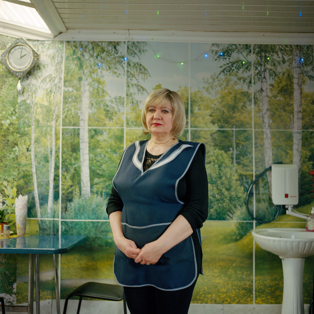 Tatyana works in a roadside cafe in Murmansk