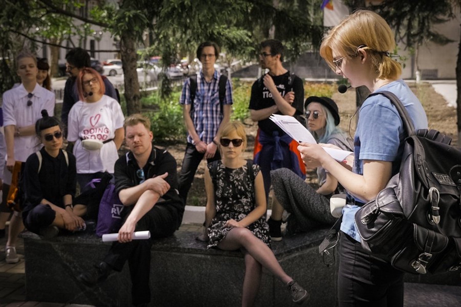 A performance as part of My Queer Chișinău. Image: Teatru-Spălătorie