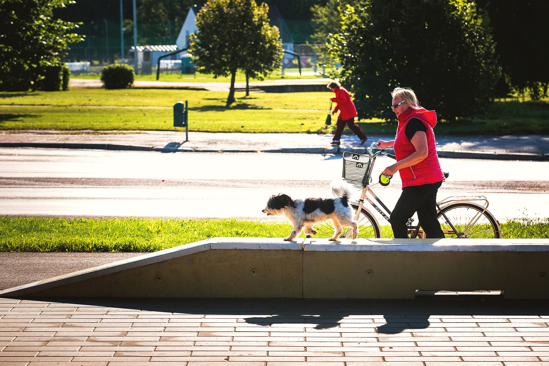 Pedestrian and cycle path in Annelinn. Image: Erge Jõgela