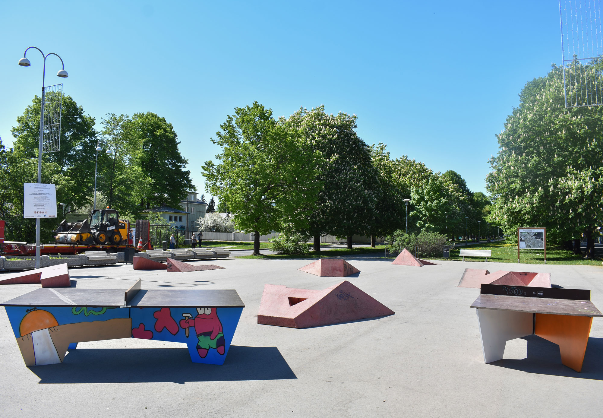 Skateable elements in Tallinn. Image: Daryl Mersom