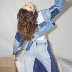 Ksenia Schnaider just dropped asymmetrical jeans. Here are the other viral hits from the Kiev label