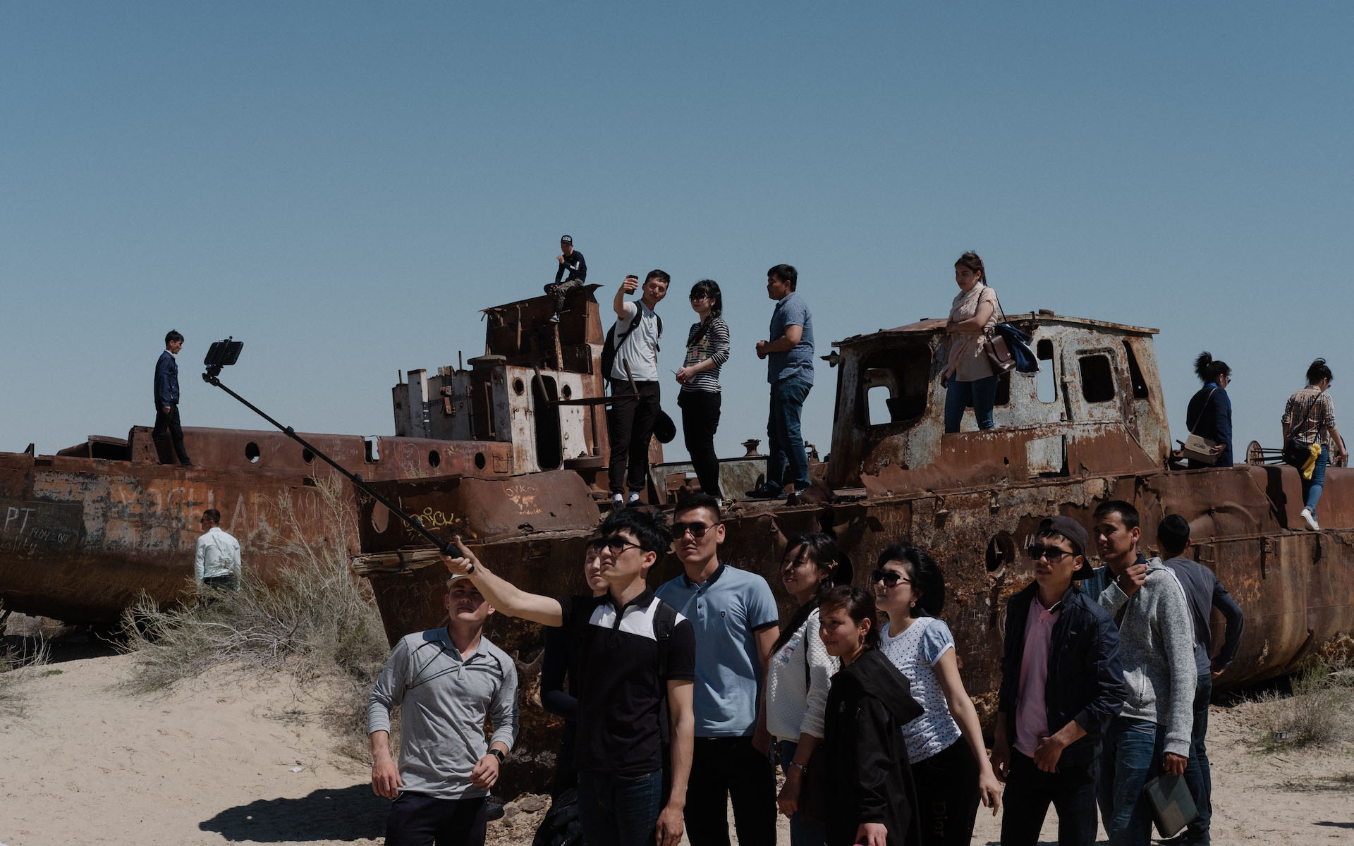 Selfie sticks at the Aral Sea: another example of disaster tourism’s self-indulgence?