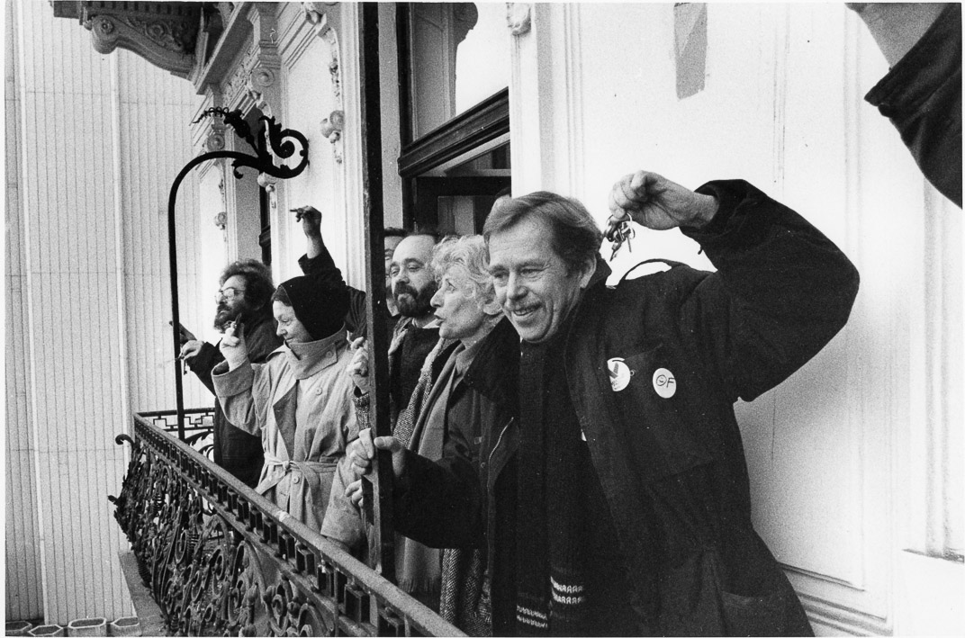 Václav Havel in Prague, November, 1989. Image: Pavel Štecha