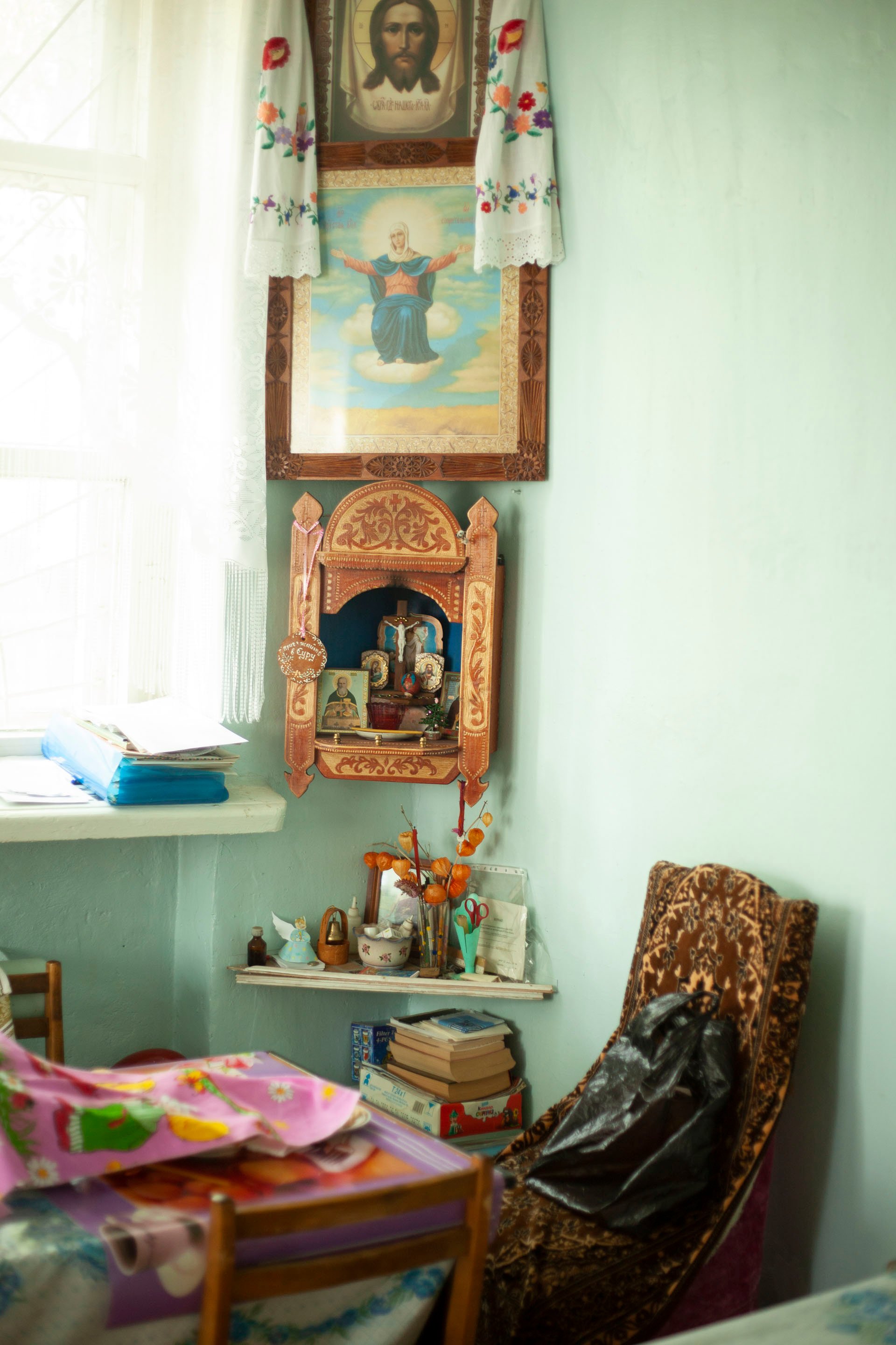 Kitchen interior of a Russian Orthodox Church, Krasnouralsk