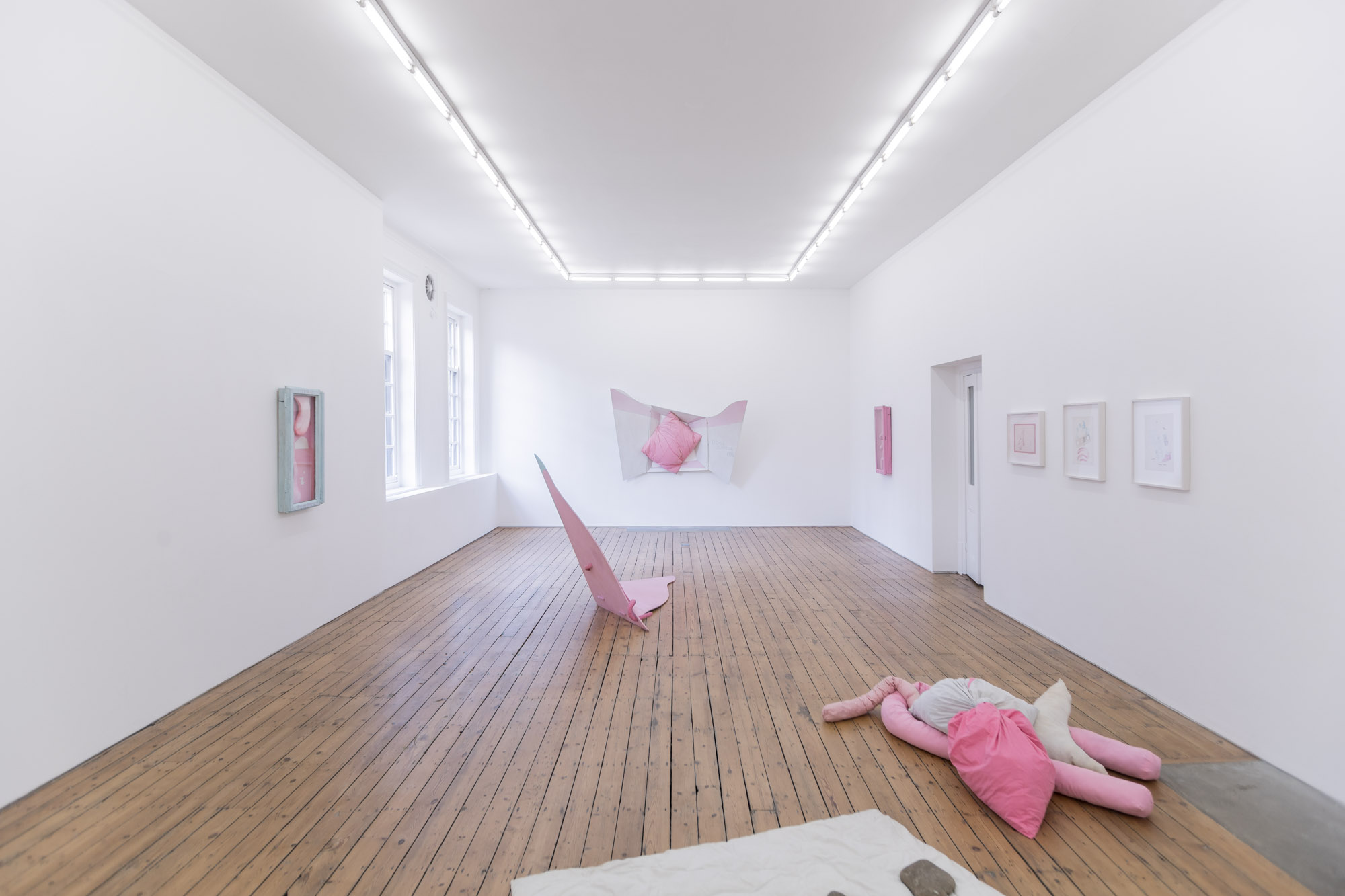 Living Pink install view
