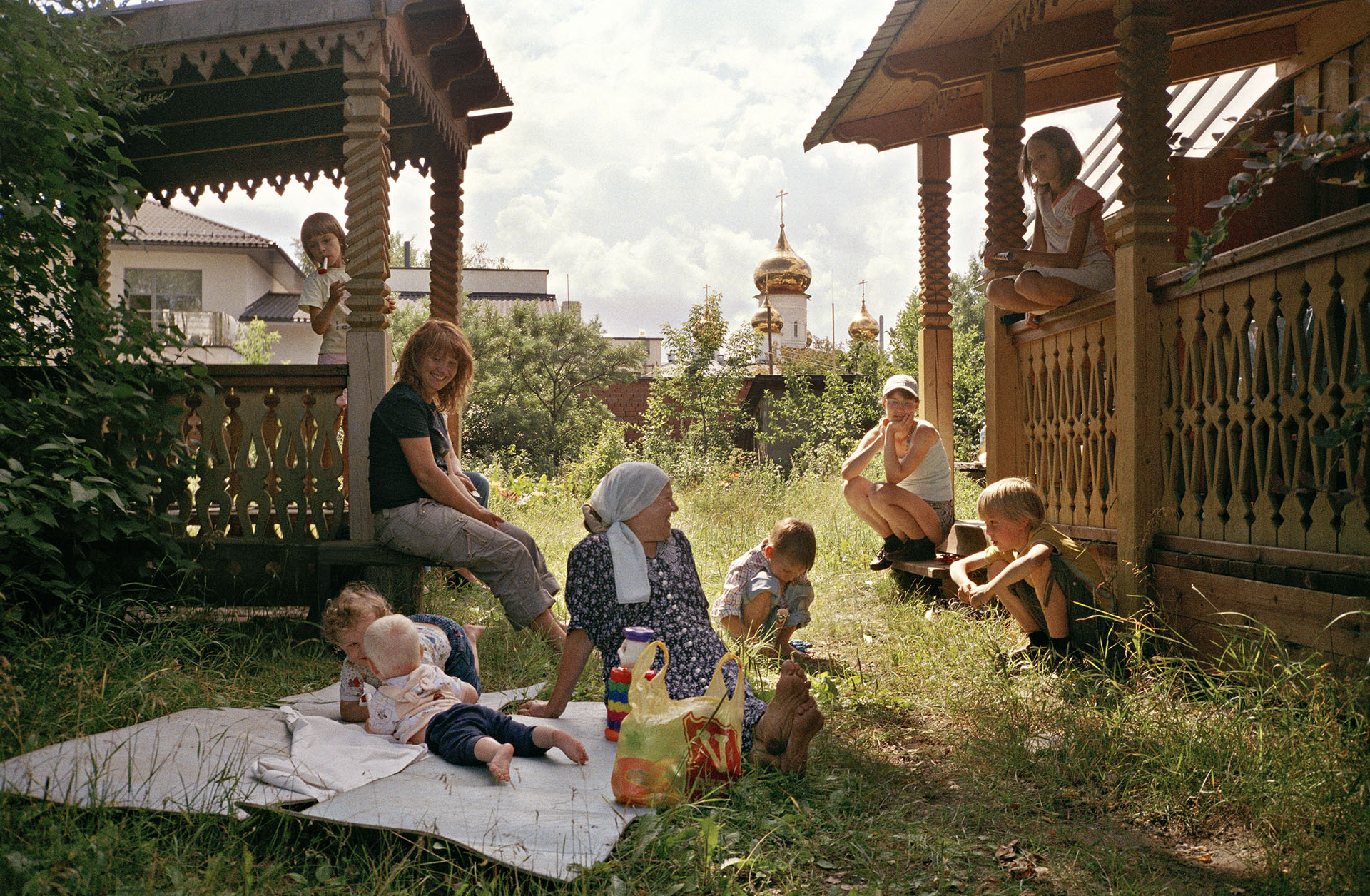 Woman and Children Outdoors (2009)
