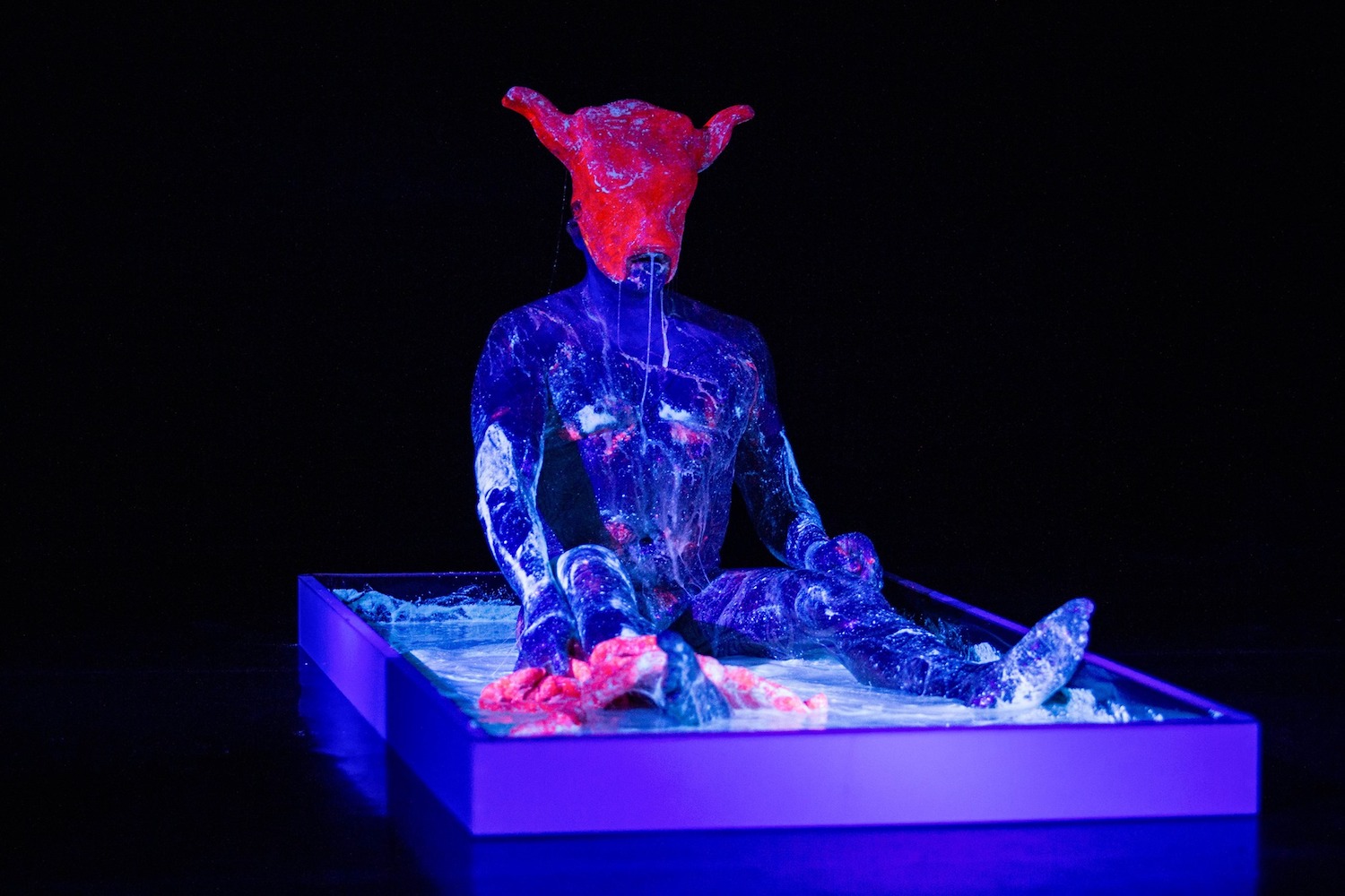 Ron Athey performs at Skopje Pride Weekend. Image: Sonja Stavrova
