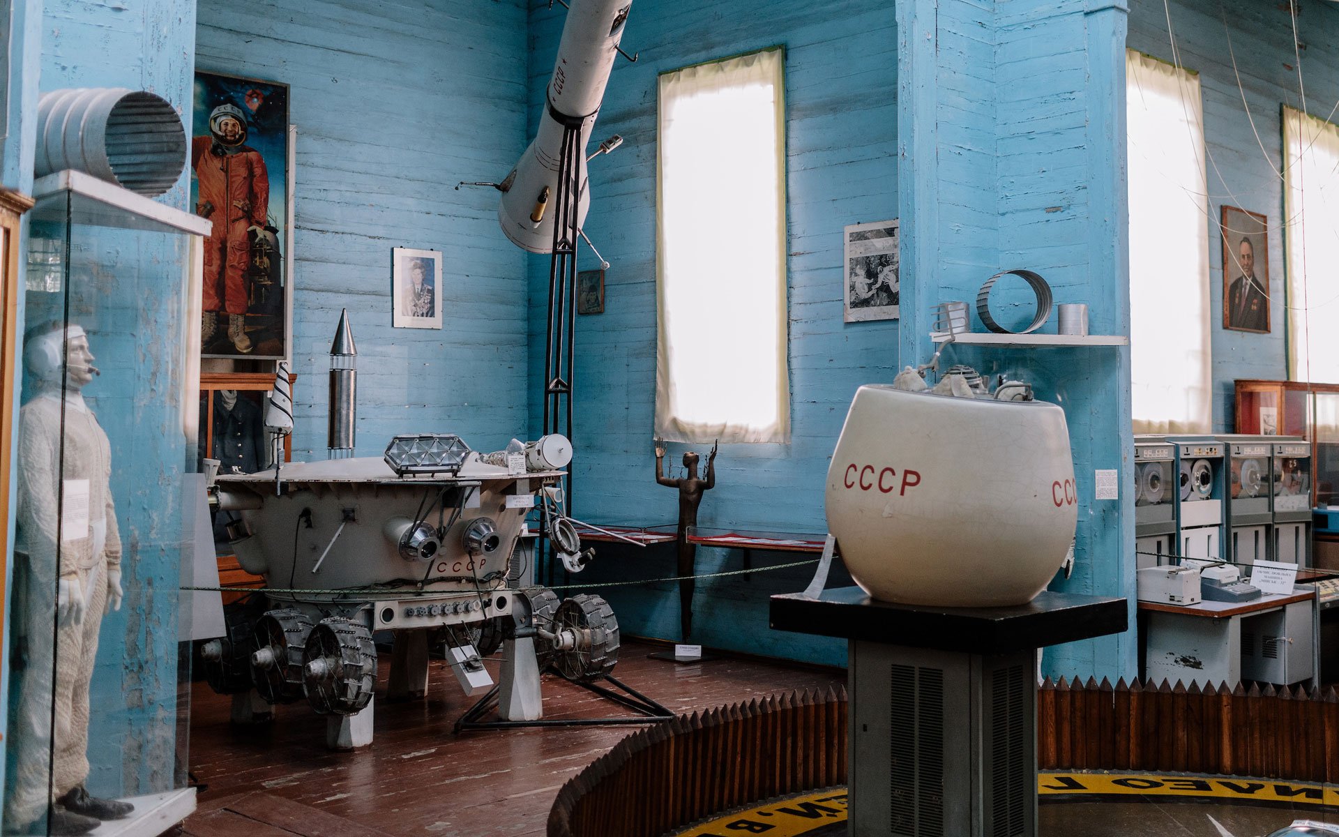 A small wooden church outside Kyiv hides the treasures of a cosmonautics museum 