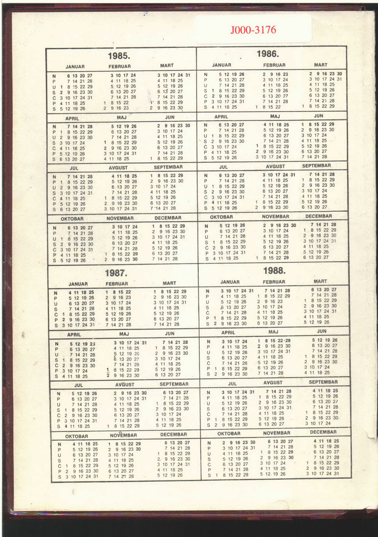 Ratko Mladic’s original wartime diaries (1992-95). Image: ICTY