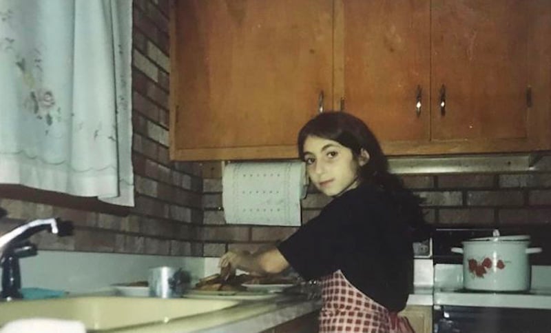 Yelena Moskovich as a child after immigrating to Milwaukee. Image courtesy of the author