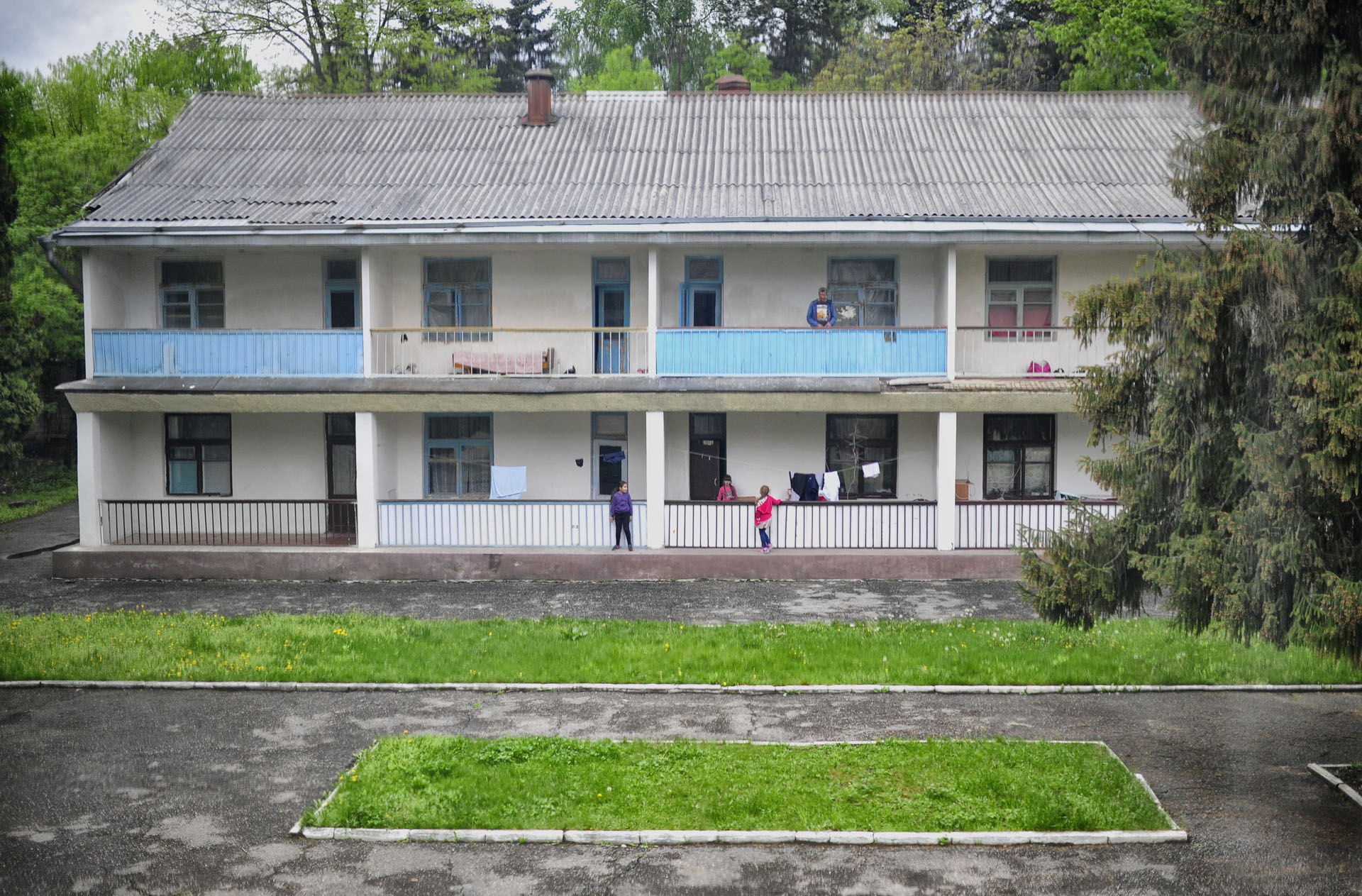 A community of Circassian Syrian refugees