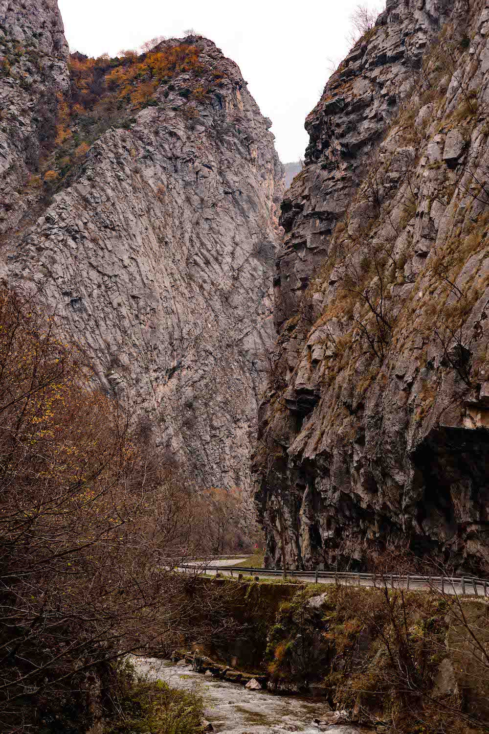Mountain road through the Sharr mountains just outside of Prizren