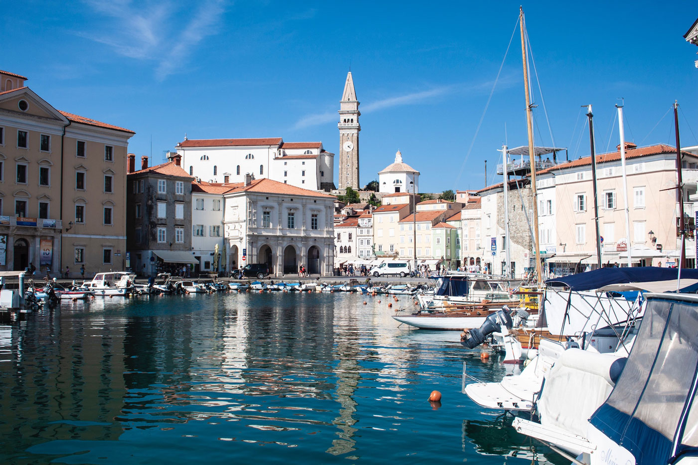 Piran Harbour. Image: Bram van Geerenstein under a CC license
