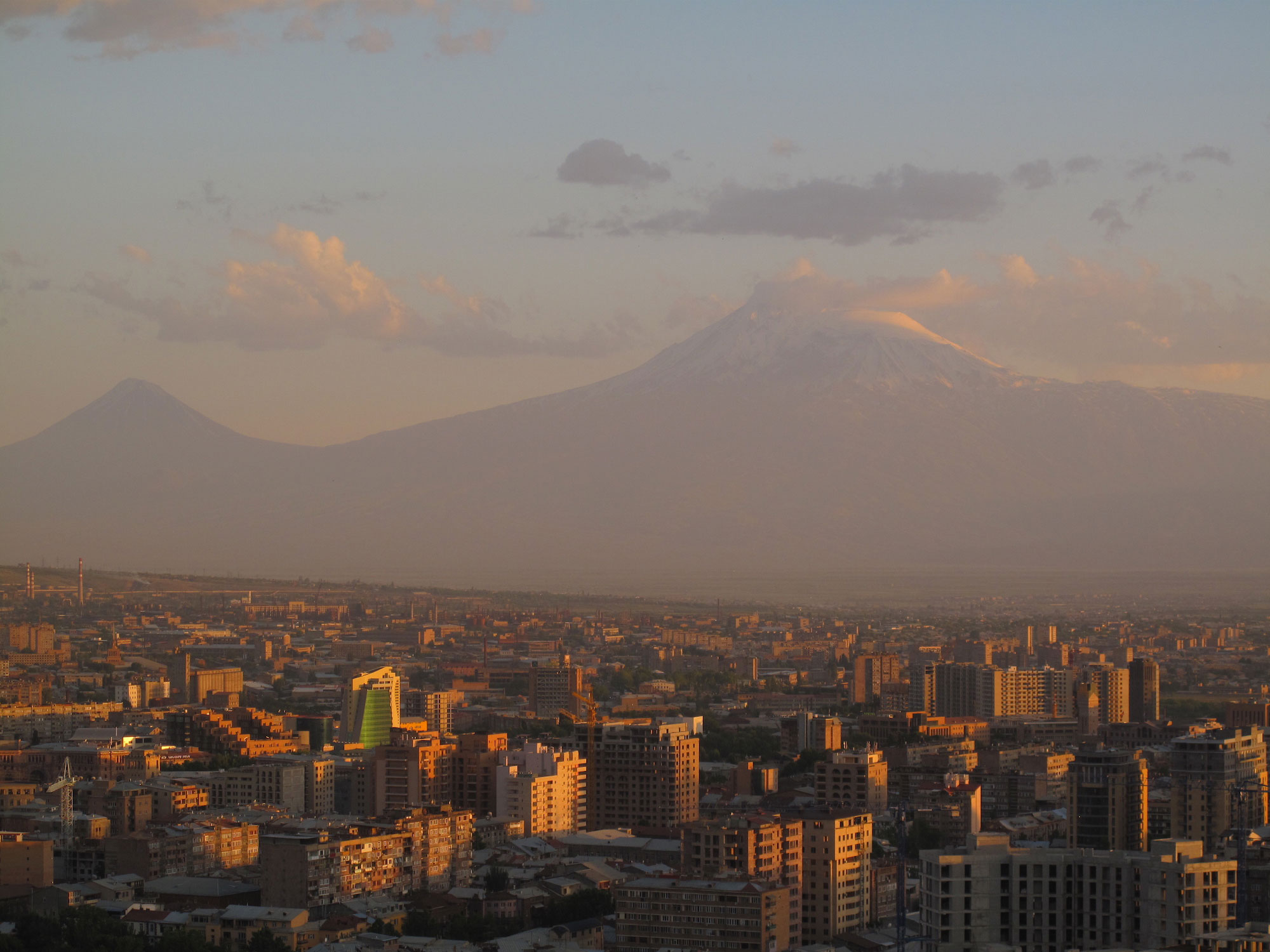 Sunset over Mount Ararat from Yerevan. Image: Artak Petrosyan under a CC license