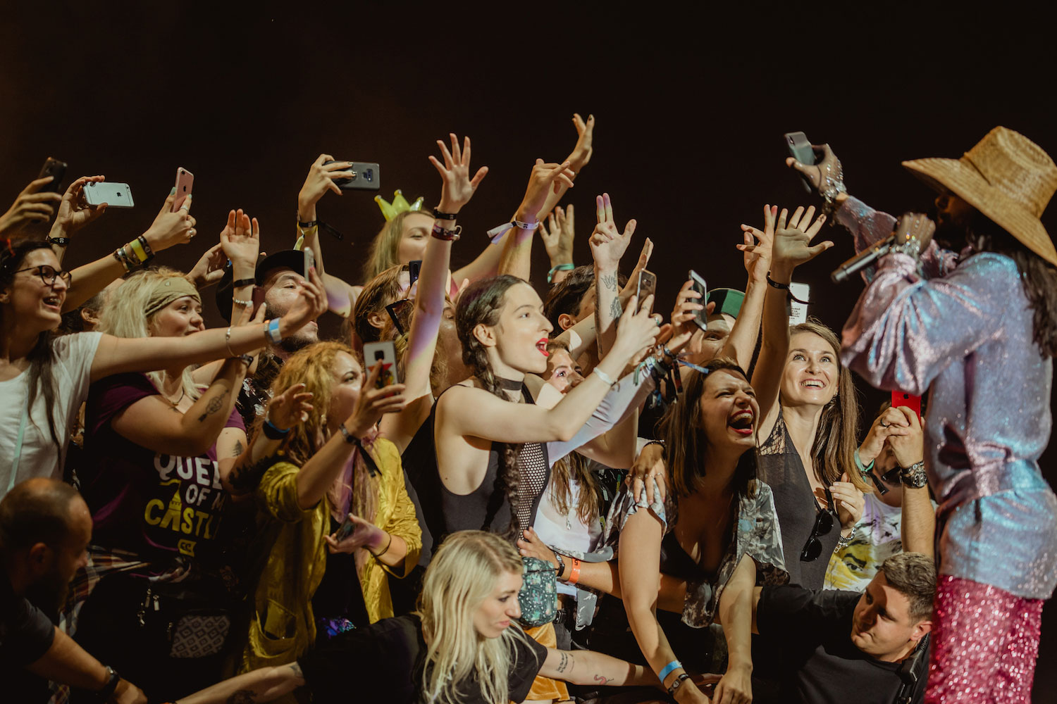 Fans watch as 30 Seconds to Mars perform. Image: Courtesy of Electronic Castle