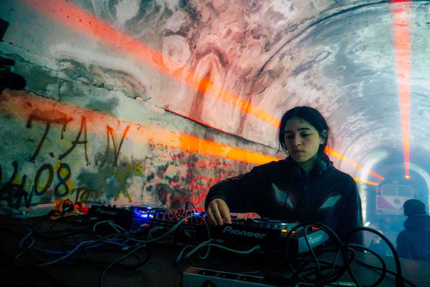 An underground festival gig at an abandoned building in Armenia. Image: Courtesy of Uvakan