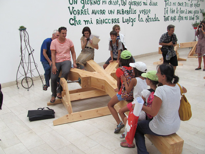 Seesaw Play-Grow at the Venice Architecture Biennale 2010. Image courtesy of ŠKART