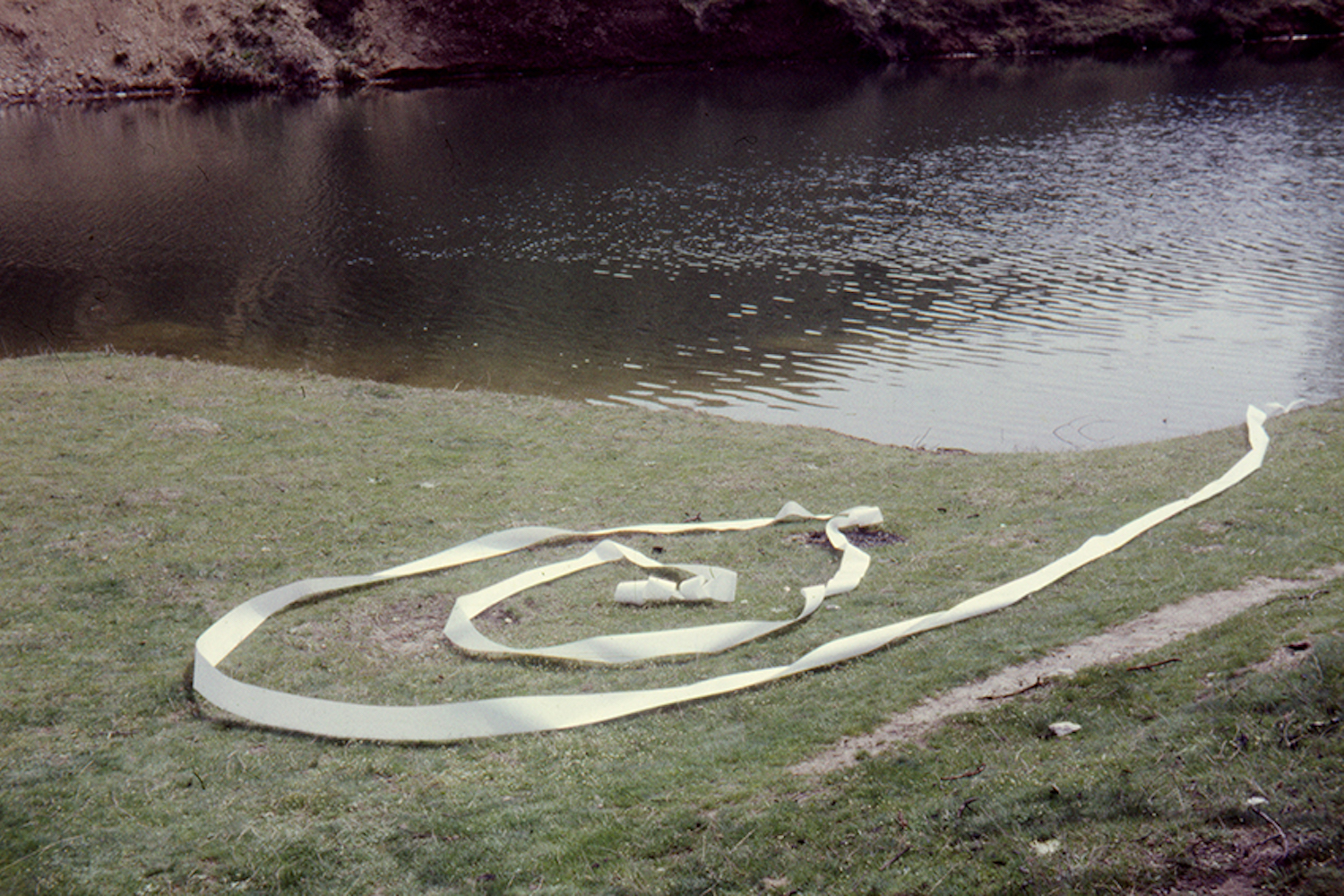 Albena Mihaylova, Lake and Tape, 1985. Photos provided by Albena Mihaylova, Courtesy of SARIEV Contemporary